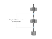 Multibrackets M VESA 6-Screen Vertical Desk Clamp Mount for 24"–34" Monitors | 7350105212741