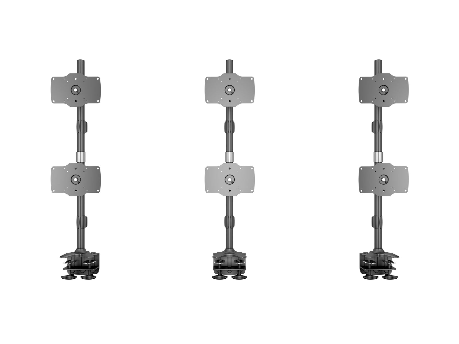 Multibrackets M VESA 6-Screen Vertical Desk Clamp Mount for 24"–34" Monitors | 7350105212741