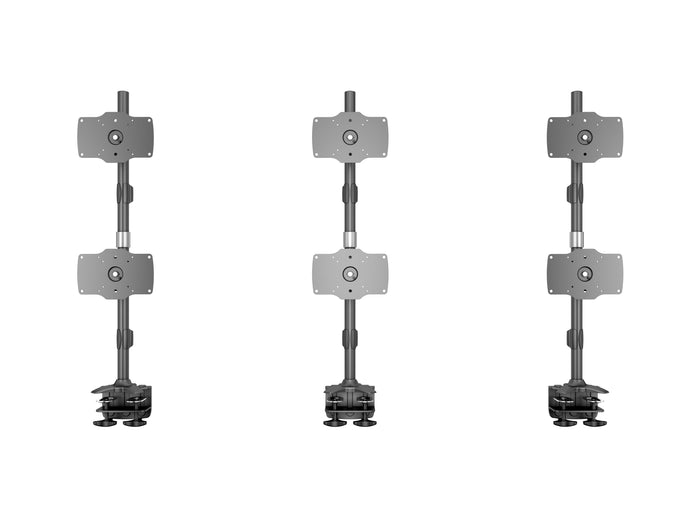 Multibrackets M VESA 6-Screen Vertical Desk Clamp Mount for 24"–34" Monitors | 7350105212741 Monitor Arm Desk Mount Multibrackets