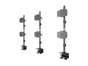 Multibrackets M VESA 6-Screen Vertical Desk Clamp Mount for 24"–34" Monitors | 7350105212741