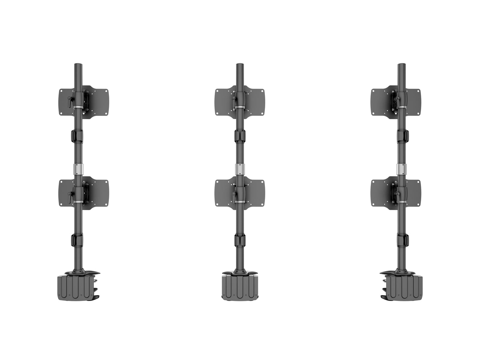 Multibrackets M VESA 6-Screen Vertical Desk Clamp Mount for 24"–34" Monitors | 7350105212741