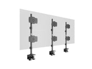 Multibrackets M VESA 6-Screen Vertical Desk Clamp Mount for 24"–34" Monitors | 7350105212741