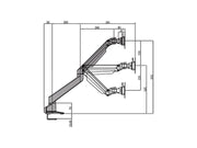 Multibrackets M VESA 75/100 Duo Quick Release Plate for Dual Monitors | 7350073730711 Mount Accessories Multibrackets