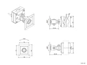 Multibrackets M VESA Adjustable Monitor Pole Mount for 15"–32" Screens | 7350105212659