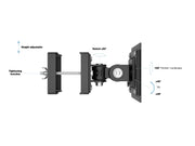 Multibrackets M VESA Adjustable Monitor Pole Mount for 15"–32" Screens | 7350105212659
