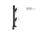Multibrackets M VESA Deskmount HD Dual Vertical Monitor Arm for 32"–57" Ultrawide Monitors | 7350105210556