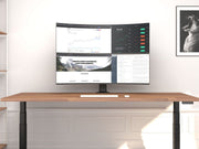 Multibrackets M VESA Deskmount HD Dual Vertical Monitor Arm for 32"–57" Ultrawide Monitors | 7350105210556