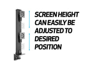 Multibrackets M VESA Deskmount HD Dual Vertical Monitor Arm for 32"–57" Ultrawide Monitors | 7350105210556