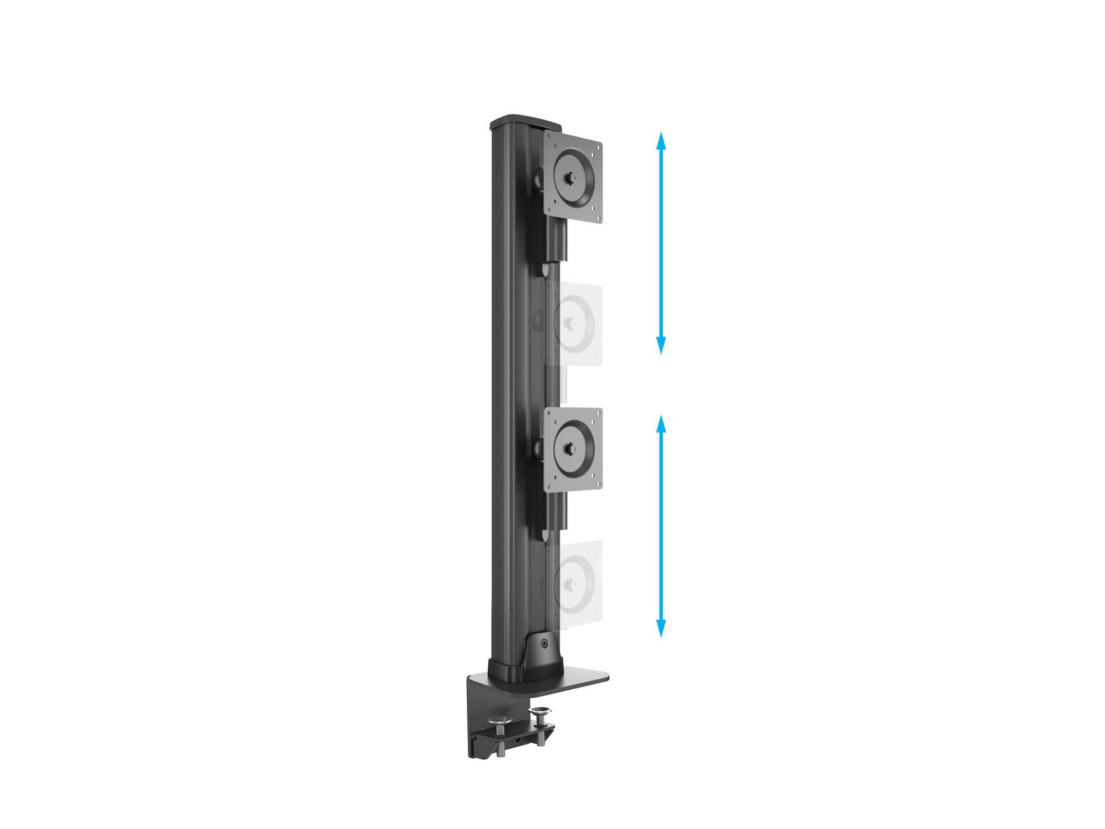 Multibrackets M VESA Deskmount HD Dual Vertical Monitor Arm for 32"–57" Ultrawide Monitors | 7350105210556
