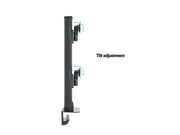 Multibrackets M VESA Deskmount HD Dual Vertical Monitor Arm for 32"–57" Ultrawide Monitors | 7350105210556