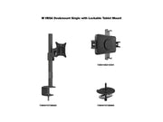 Multibrackets M VESA Deskmount Lockable Tablet & iPad Stand for 7"-14.6" Tablets | 7350105212796 Tablet Mount Multibrackets