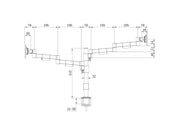 Multibrackets M VESA Deskmount Officeline Dual Monitor Arm for 15"–30" Monitors | 7350022736627