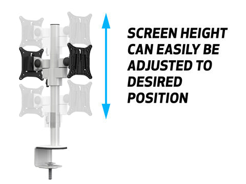 Multibrackets M VESA Deskmount Officeline Dual Monitor Arm for 15"–30" Monitors | 7350073735198