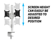 Multibrackets M VESA Deskmount Officeline Dual Monitor Arm for 15"–30" Monitors | 7350073735198