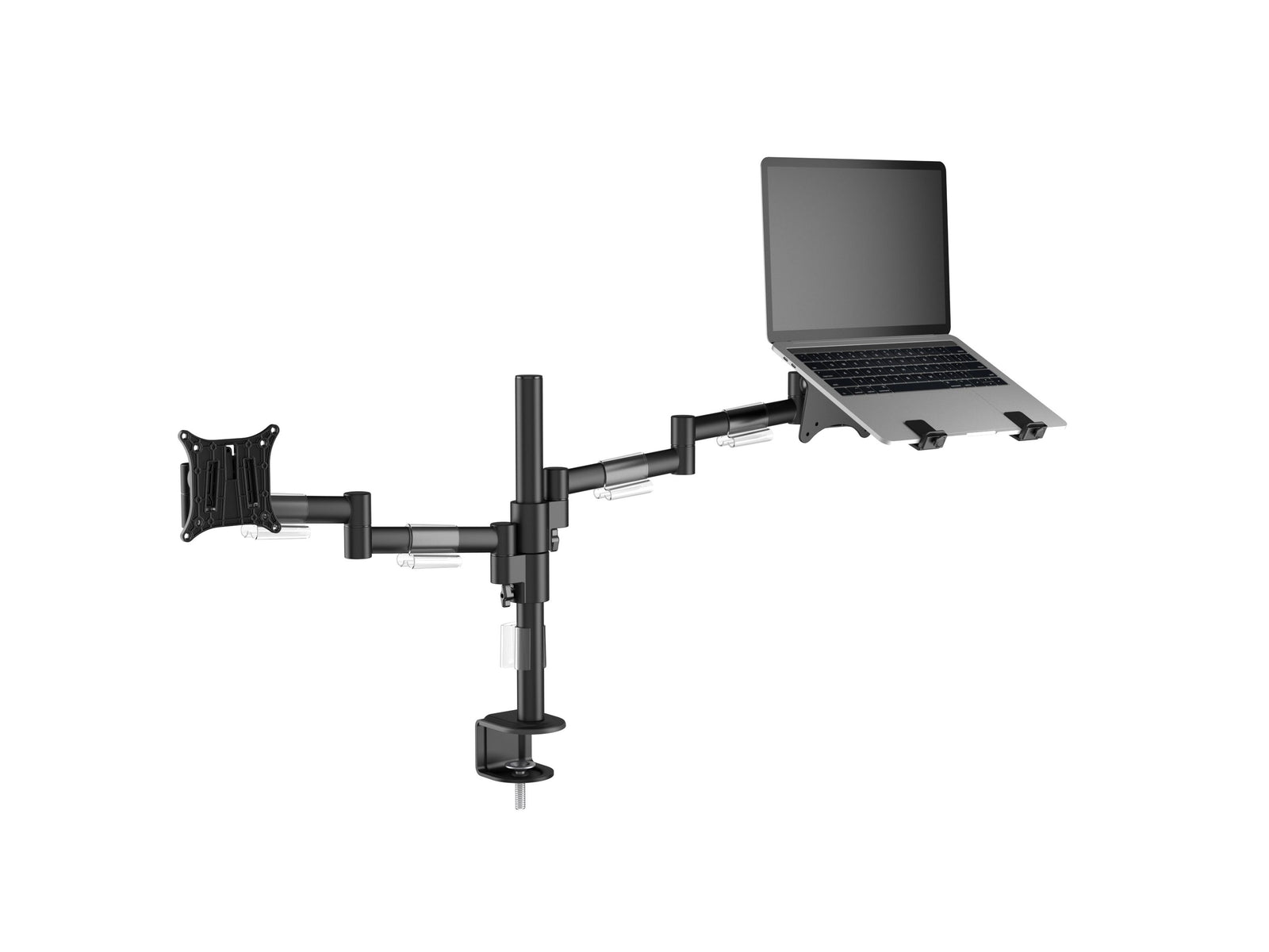 Multibrackets M VESA Deskmount Officeline Dual Monitor Arm with Laptop Holder for 15"–30" Monitors | 7350022736634