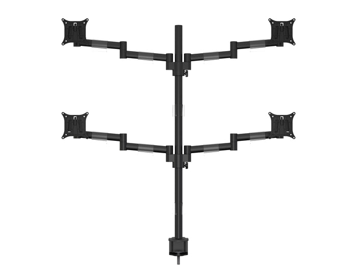 Multibrackets M VESA Deskmount Officeline Quad Monitor Arm for 15"–30" Monitors | 7350073735891 Monitor Arm Desk Mount Multibrackets