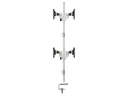 Multibrackets M VESA Deskmount Officeline Quad Vertical Monitor Arm for 15"–30" Monitors | 7350073735594