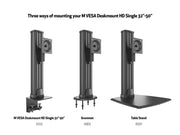 Multibrackets M VESA Deskmount Single Vertical Monitor Arm for 32"–57" Ultrawide Monitors | 7350105210723