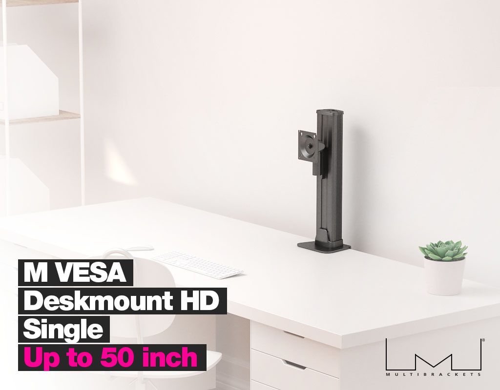 Multibrackets M VESA Deskmount Single Vertical Monitor Arm for 32"–57" Ultrawide Monitors | 7350105210723