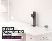Multibrackets M VESA Deskmount Single Vertical Monitor Arm for 32"–57" Ultrawide Monitors | 7350105210723