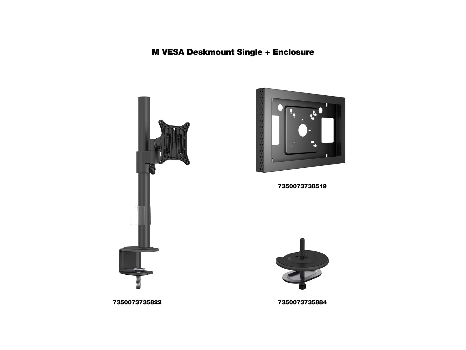 Multibrackets M VESA Deskmount for Samsung QB13R & QB13R-T 13" Displays | 7350105212789 Tablet Mount Multibrackets