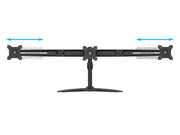 Multibrackets M VESA Desktopmount Triple Monitor Stand for 15"–24" Monitors | 7350022734999