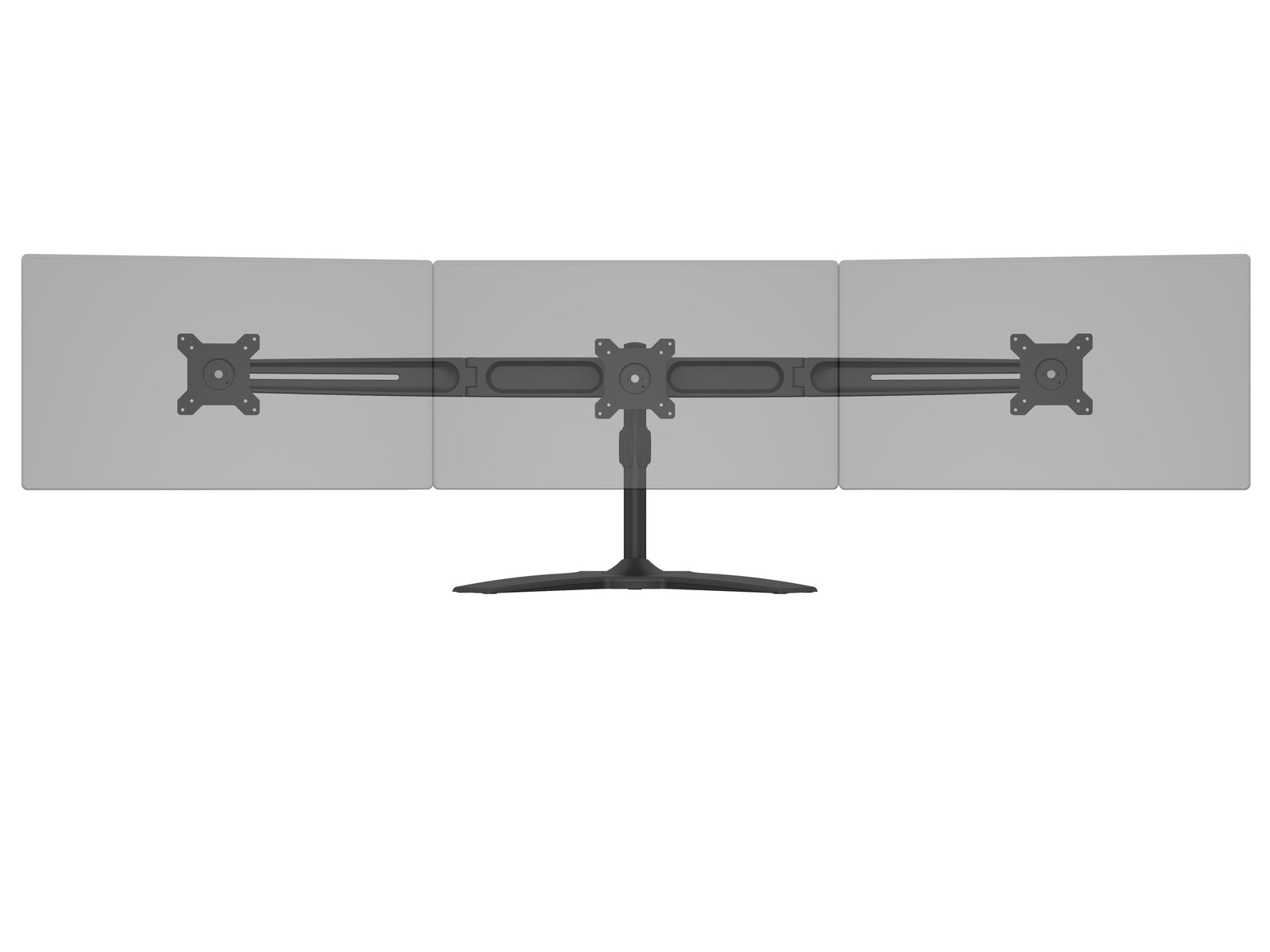Multibrackets M VESA Desktopmount Triple Monitor Stand for 15"–24" Monitors | 7350022734999