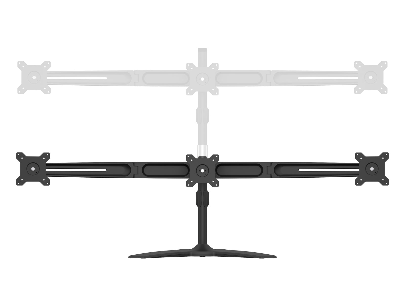 Multibrackets M VESA Desktopmount Triple Monitor Stand for 15"–24" Monitors | 7350022734999