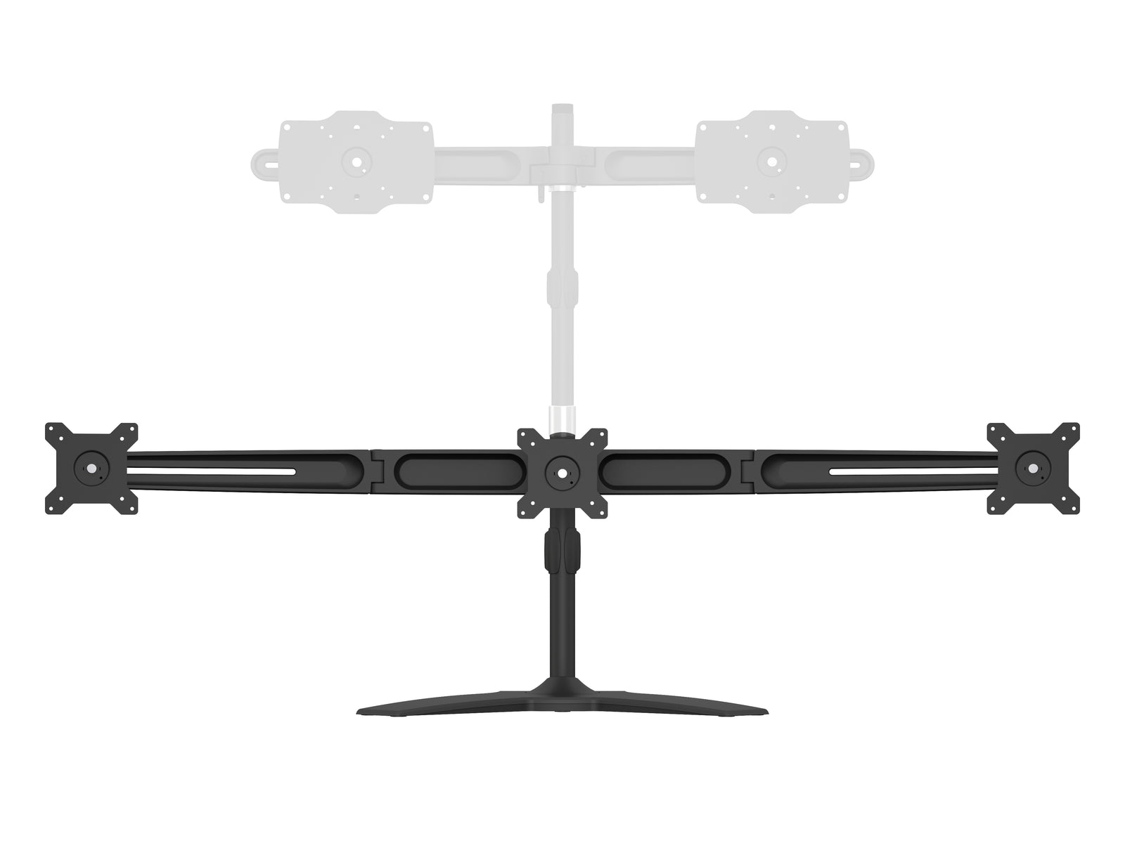 Multibrackets M VESA Desktopmount Triple Monitor Stand for 15"–24" Monitors | 7350022734999