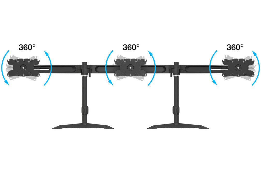Multibrackets M VESA Desktopmount Triple Monitor Stand for 24"–32" Monitors | 7350073731312