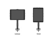 Multibrackets M VESA Dual B2B Lockable Tablet & Monitor Mount for 7"-14.6" | 7350105212819 Tablet Mount Multibrackets