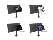 Multibrackets M VESA Dual B2B Lockable Tablet & Monitor Mount for 7"-14.6" | 7350105212819 Tablet Mount Multibrackets