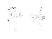 Multibrackets M VESA Dual B2B Lockable Tablet & Monitor Mount for 7"-14.6" | 7350105212819 Tablet Mount Multibrackets