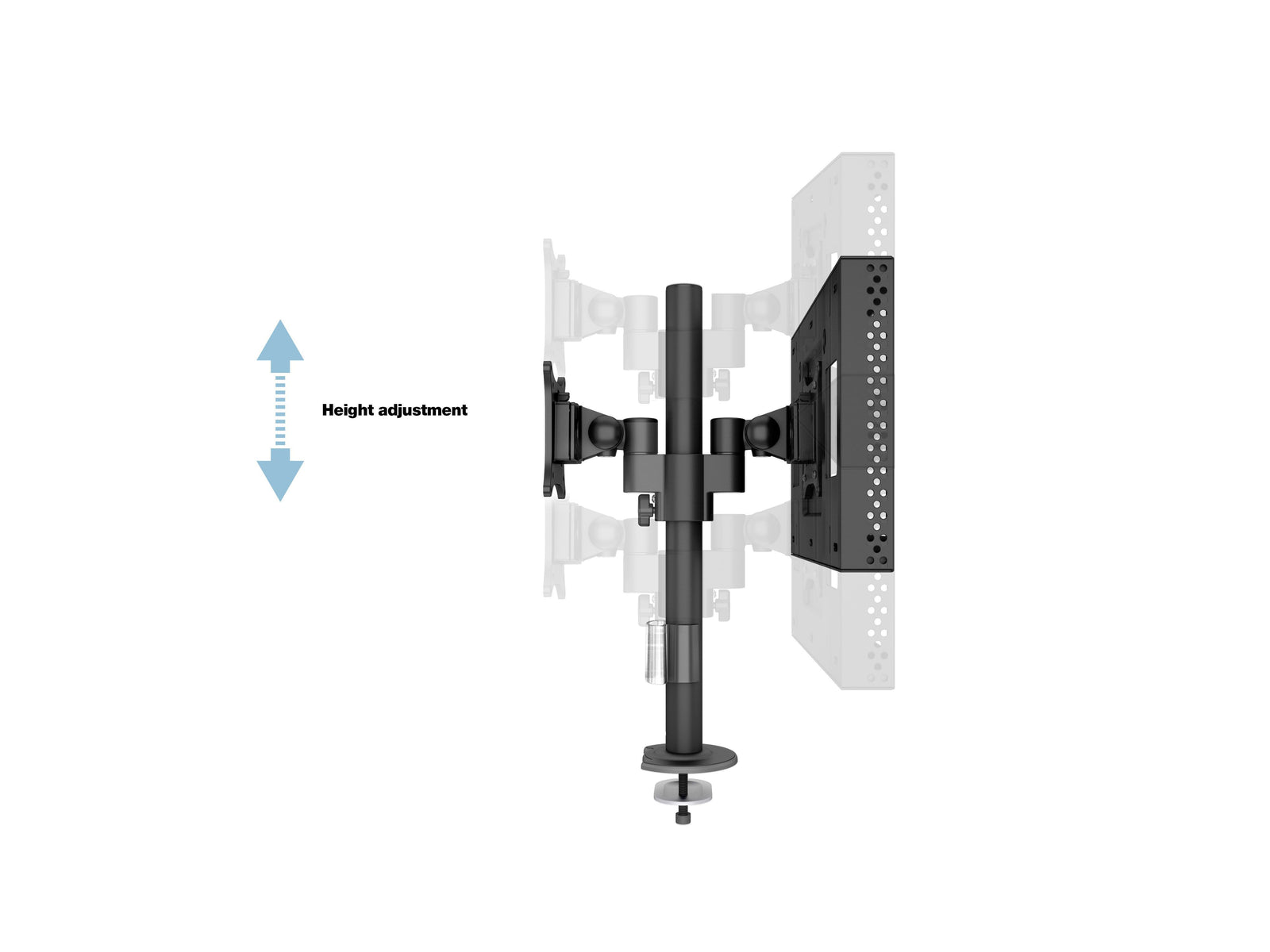 Multibrackets M VESA Dual B2B Mount for Samsung QB13R & QB13R-T | 7350105212802 Tablet Mount Multibrackets