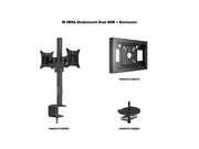 Multibrackets M VESA Dual B2B Mount for Samsung QB13R & QB13R-T | 7350105212802 Tablet Mount Multibrackets