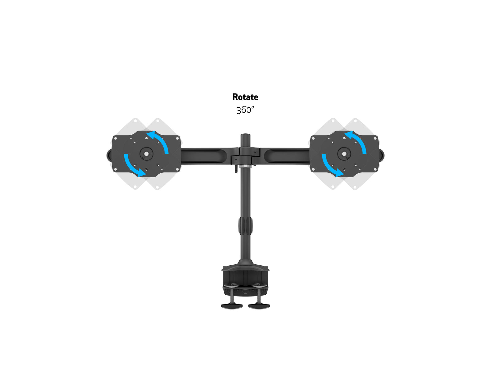 Multibrackets M VESA Dual Desk Clamp Monitor Mount for 24"–34" Monitors | 7350105210365