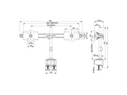 Multibrackets M VESA Dual Desk Clamp Monitor Mount for 24"–34" Monitors | 7350105210365