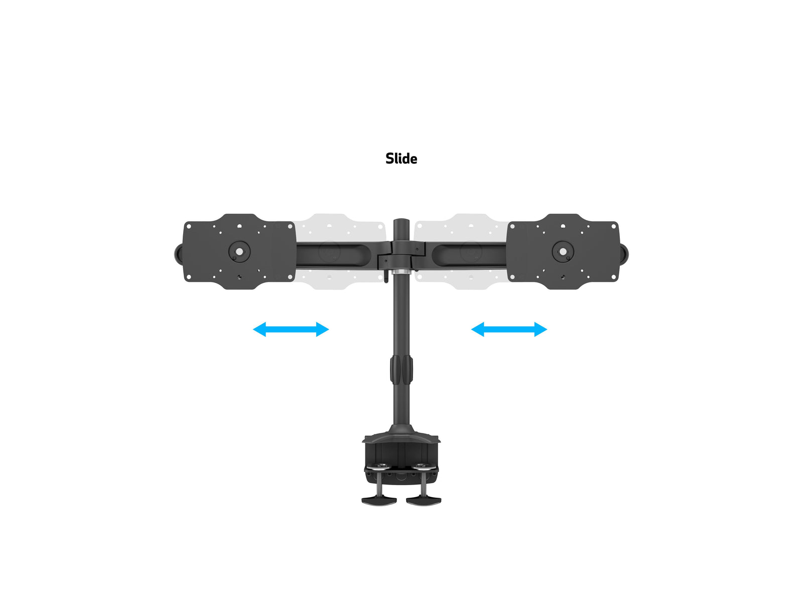 Multibrackets M VESA Dual Desk Clamp Monitor Mount for 24"–34" Monitors | 7350105210365