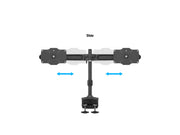 Multibrackets M VESA Dual Desk Clamp Monitor Mount for 24"–34" Monitors | 7350105210365