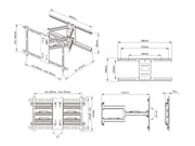 Multibrackets M VESA Dual Flexarm Outdoor Full Motion Wall Mount for 55"–80" Screens | 7350073736713