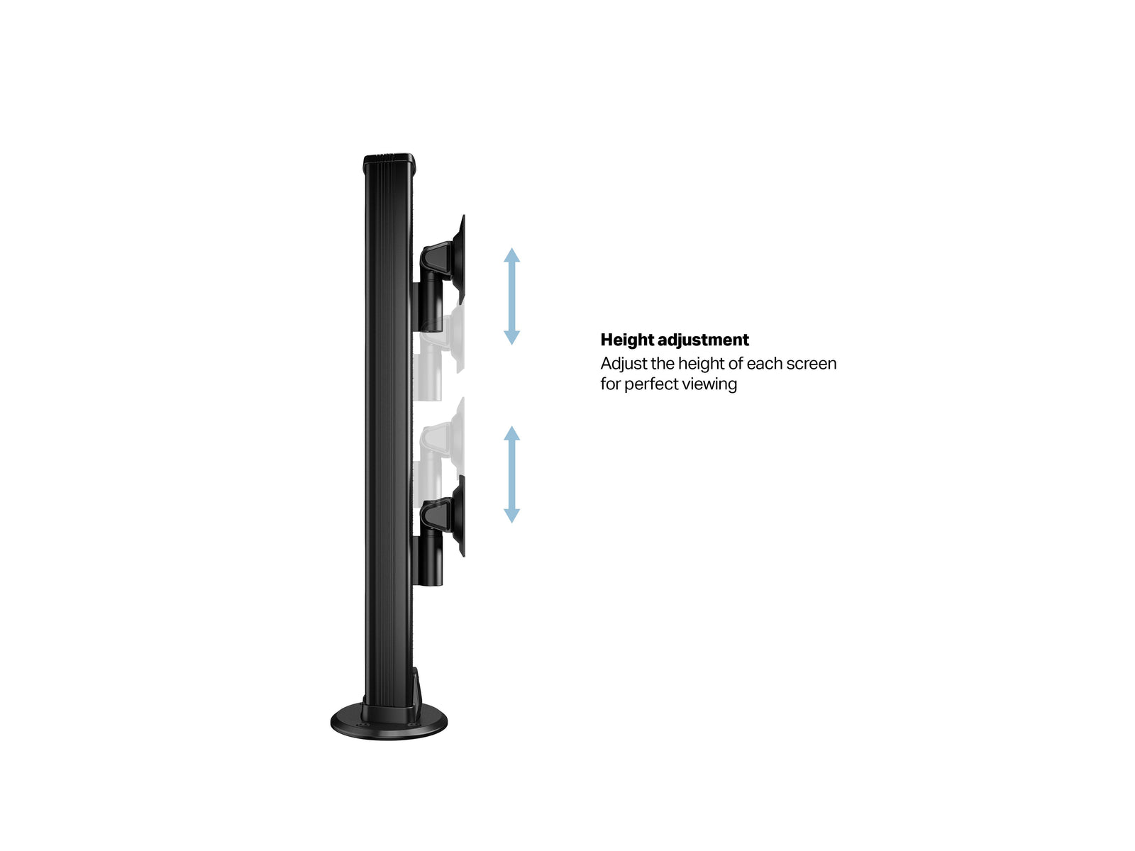 Multibrackets M VESA Dual Vertical Monitor Mount for 32"–57" Widescreen Monitors | 7350022738621