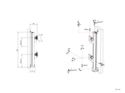 Multibrackets M VESA Dual Vertical Monitor Mount for 32"–57" Widescreen Monitors | 7350105214387