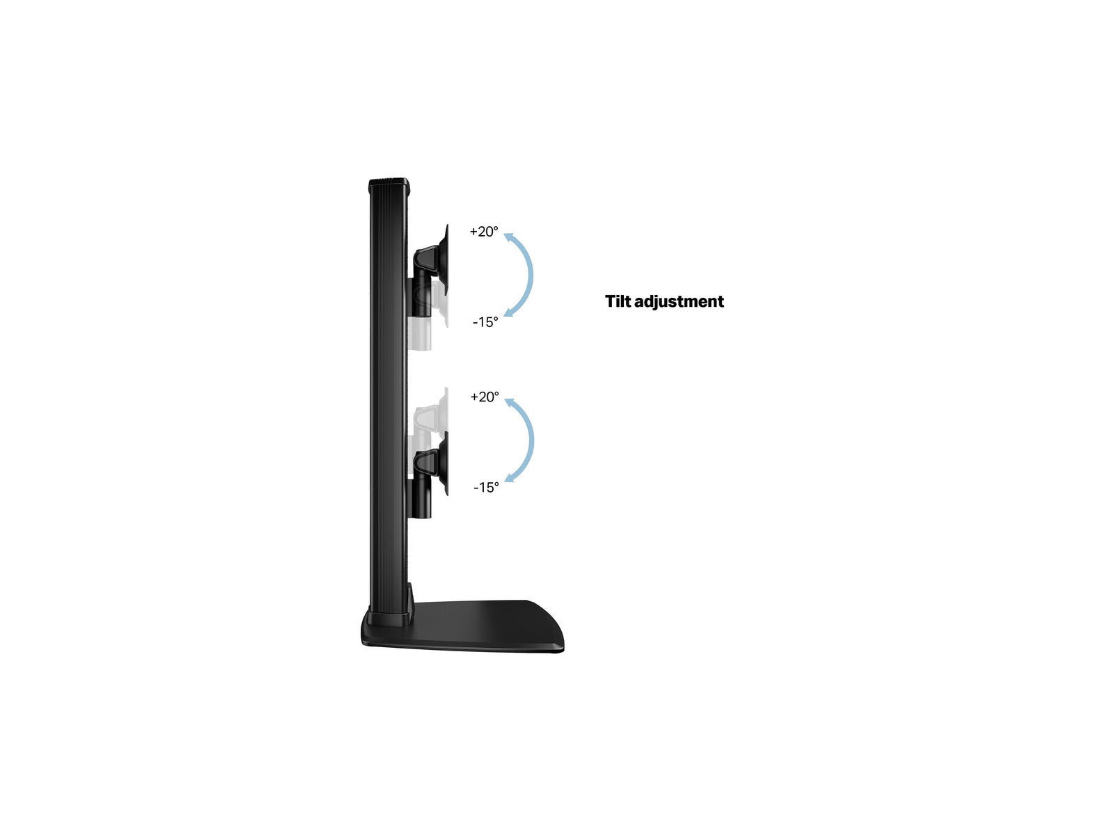 Multibrackets M VESA Dual Vertical Monitor Stand for 32"–57" Widescreen Monitors | 7350105213243