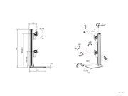 Multibrackets M VESA Dual Vertical Monitor Stand for 32"–57" Widescreen Monitors | 7350105213243