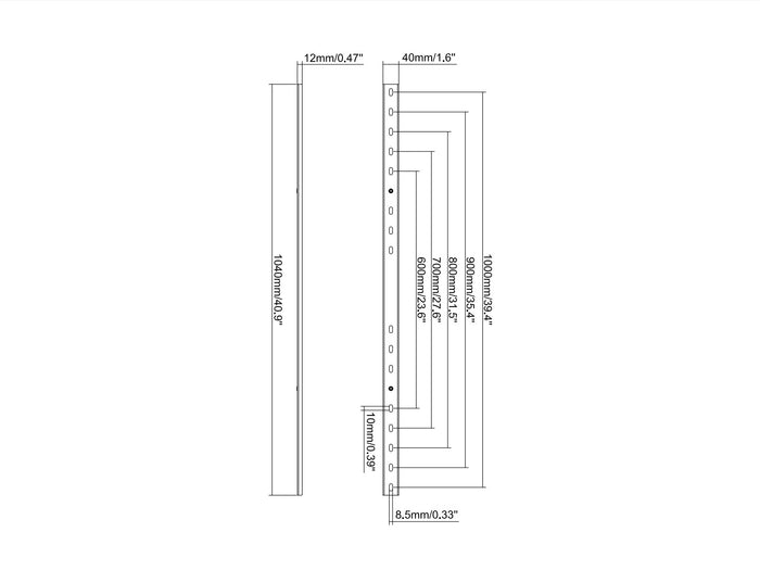 Multibrackets M VESA Extender Kit for Counterbalanced Wallmounts | 7350105210617 Mount Accessories Multibrackets