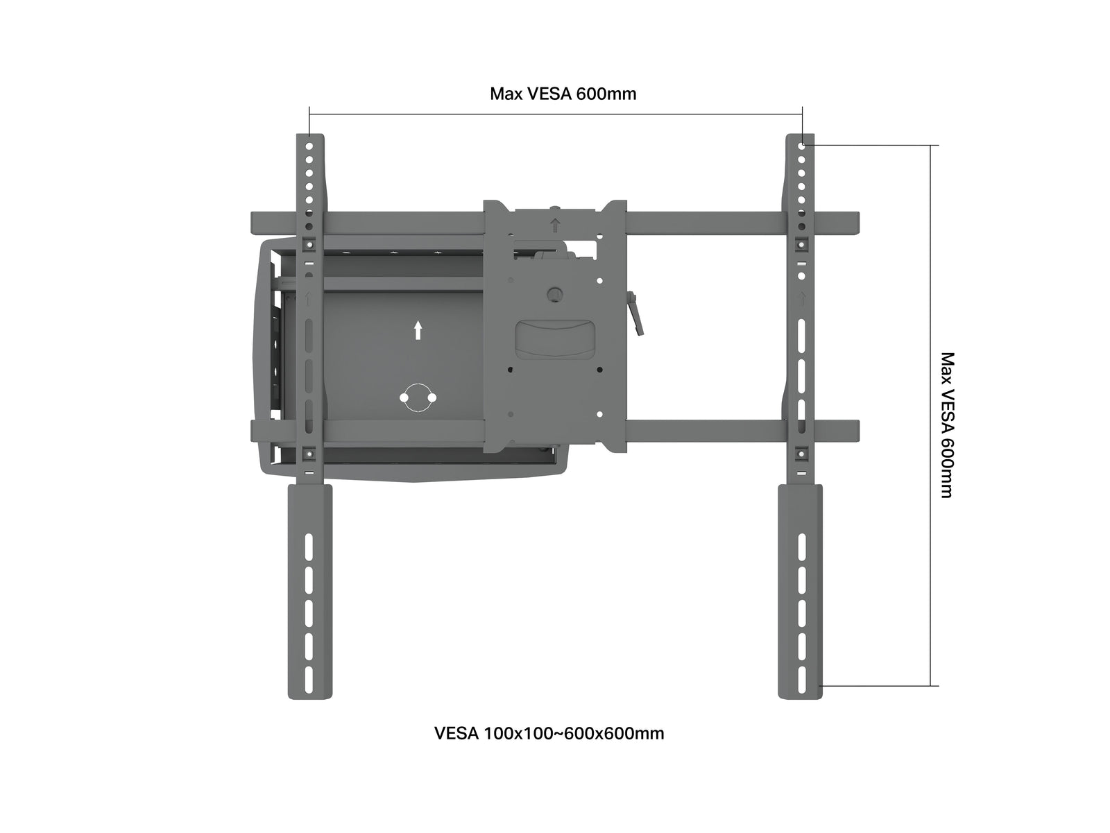 Multibrackets M VESA Extension Kit 200mm for VESA up to 800mm | 7350105219979
