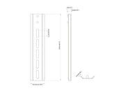Multibrackets M VESA Extension Kit 200mm for VESA up to 800mm | 7350105219979