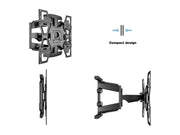 Multibrackets M VESA Flexarm Dual Full Motion Wall Mount for 40"–70" Screens | 7350073735266