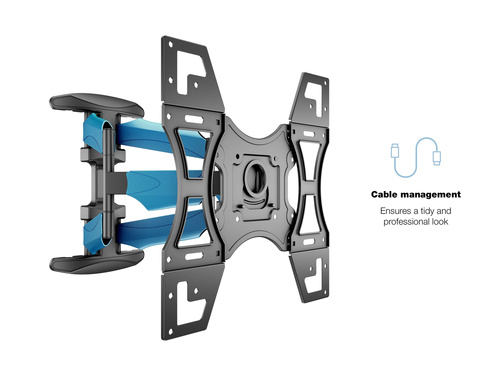 Multibrackets M VESA Flexarm Dual Full Motion Wall Mount for 40"–70" Screens | 7350073735266