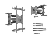 Multibrackets M VESA Flexarm Full Motion Dual Portrait Wall Mount for 40"–70" Screens | 7350105212314 Wall Mount Bracket Multibrackets